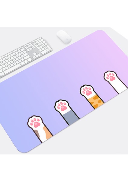 LY808999 700X400X2MM Pembe Anime Mouse Pad Kedi Paw Pc Oyuncu Mousepad Sevimli Sümen Yıkanabilir Hız Büyük Oyun Fare Mat Xxl 900X400 Klavye Masa Pedi (Yurt Dışından) fırsatları