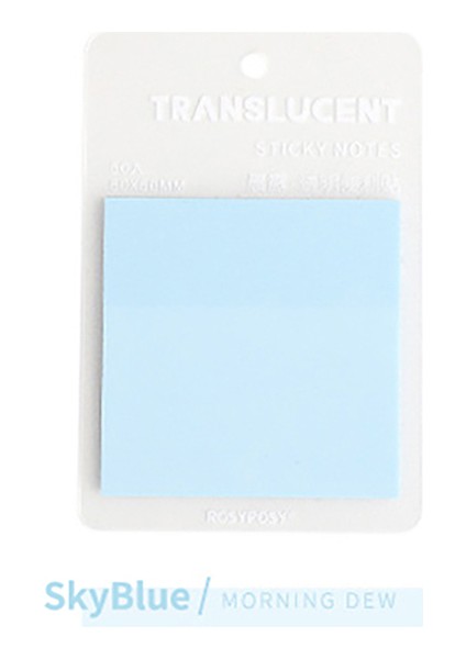 Skyblue 50 Sayfa Kendinden Yapışkanlı Şeffaf Su Geçirmez Pastel Renk Bloknot Hatırlatmalar Dekorasyon Okul Kırtasiye (Yurt Dışından) fiyatları