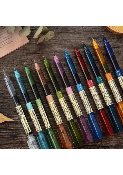 5 Adet Bordo Kırmızı 5/8/10 Adet Yüksek Kapasiteli Düz Sıvı Jel Kalem 904 Hızlı Kuru Vintage Renkli Mürekkep 18 Renk Seti 0.5mm Iğne Şekilli Uç El Kitabı (Yurt Dışından)