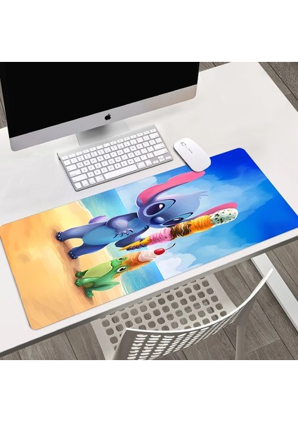 A19 600X400X3MM Disney Lilo Stitch Özelleştirilmiş Hd Baskı Oyun Mousepad Bilgisayar Kilit Kenar Doğal Kauçuk E-Spor Masa Pedi Büyük Mouse Pad (Yurt Dışından) modelleri