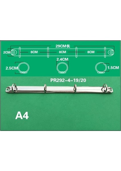 A4 29CM 4 Halka 20 Bakır Vidalı 20MM 25MM 30MM Dıy Telli Klasör Klipsi Vidalı, 2 6 4 9 20 26 30 Delikli Mekanizma, 280=285, A4 B5 A5 A6 A7 (Yurt Dışından) fiyatları