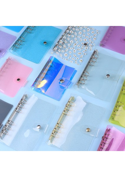 Pembe Izgara A5 A7/a6/a5 Gül Altın Mor Mavi Işıltılı Bling Binder Defter Kapağı Günlüğü Gündem Planlayıcısı Kağıt Kapağı Okul Kırtasiye (Yurt Dışından)