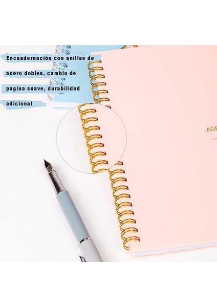 Ingilizce Pembe A5 2023 A5 Ispanyolca Gündem Dizüstü Bullet Günlük Haftalık Dergi Programı Ingilizce Planlayıcısı Organizatör Okul Ofis Kırtasiye (Yurt Dışından)