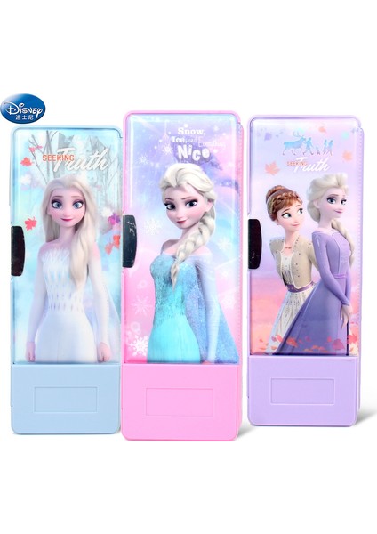 G Disney Dondurulmuş Aisha Prenses Kırtasiye Kutusu Ilköğretim Okulu Kadın Çok Fonksiyonlu Çift Taraflı Katlanır Kalem Kutusu Yeni Hediye (Yurt Dışından) indirimleri