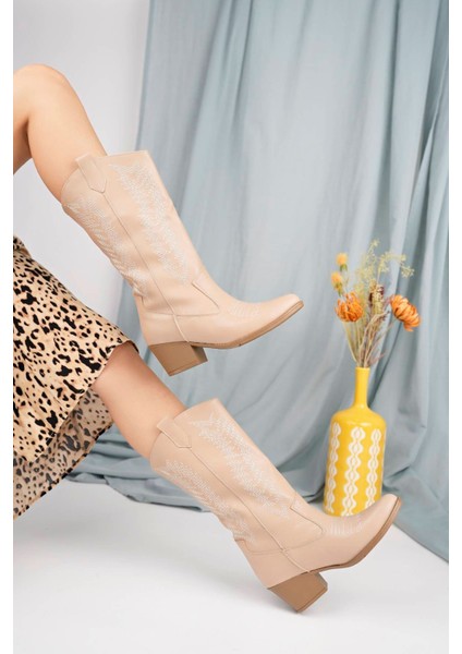 Nut Cilt Kadın Kovboy Bot fiyatları