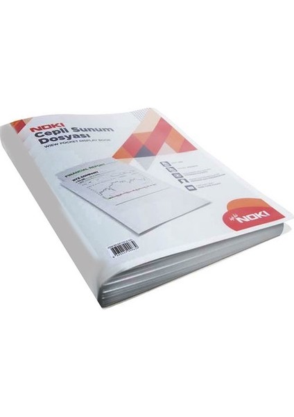 Sunum Dosyası Cepli 100 Lü Gri 641100-N-020 1 Adet