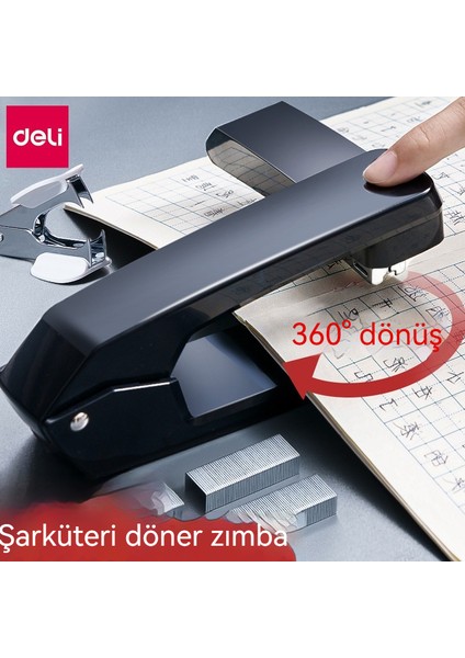 Öğrenci Ödev Kitaplarını Zımbalamak Için Döner Zımba (Yurt Dışından)