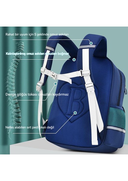 Ilkokul Öğrencileri Için Hafif ve Büyük Kapasiteli Okul Çantası (Yurt Dışından) fırsatları