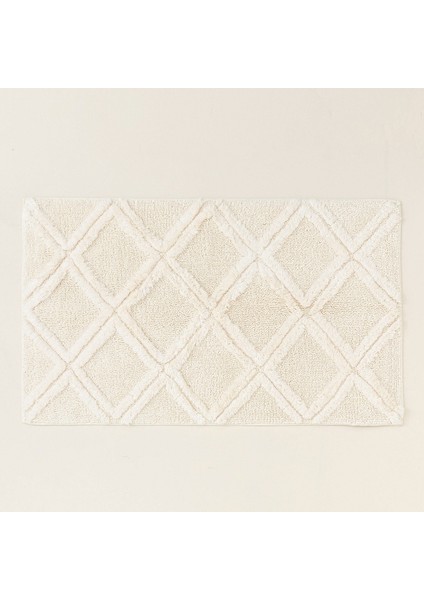 Dalia Banyo Paspası 70 x 130 cm Ekru