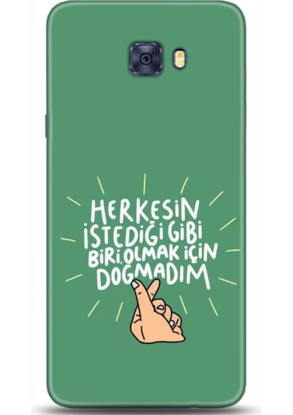 Samsung Galaxy C7 Pro Kılıf Hd Baskılı Kılıf - Followed Institution 0426