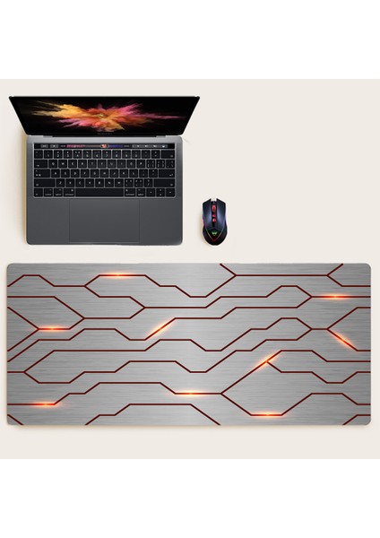 BG-3171 400X900X2MM Sümen, Gaming Mouse Pad, Klavye Mat, Ofis Bilgisayar Masası Dekorasyonu, Yemek Masası Için Kaymaz Mat, Kahve Altlığı (Yurt Dışından)
