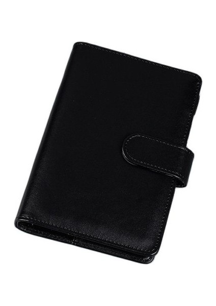 Siyah A6 40 Sayfa Kawaii A5 A6 Gevşek Yaprak Defter Dolum Spiral Bağlayıcı Dizin Kağıdı Iç Sayfalar Günlük Planlayıcı Çizgi Izgara Boş Gündem (Yurt Dışından)