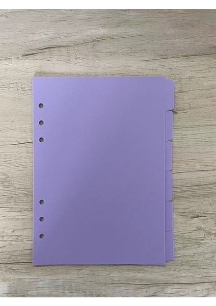 A5 A5 A6 Şeffaf Kağıt Endeksi Bölücü 6 Delik Bağlayıcı Planlayıcısı Dizüstü Kırtasiye Defter Kağıdı Bölücü Aksesuarları (Yurt Dışından)