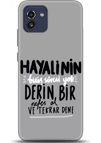 Samsung Galaxy A03 Kılıf Hd Baskılı Kılıf - Followed Institution 0429