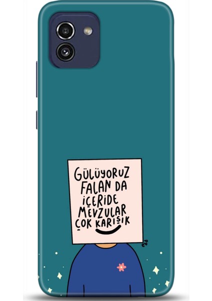 Samsung Galaxy A03 Kılıf Hd Baskılı Kılıf - Followed Institution 0552