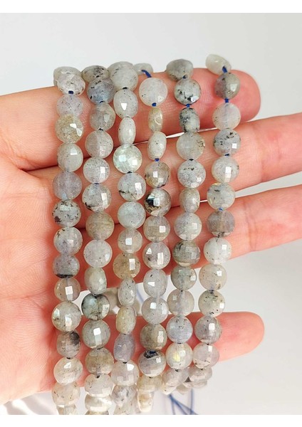 Labradorit Taşı Yassı Faset Kesim Yarım Dizi 6X4MM (18CM Uzunluğundadır) fiyatları