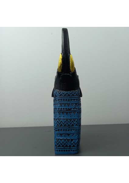 Dekoratif Fil Polyester Biblo Mavi 17.5 cm