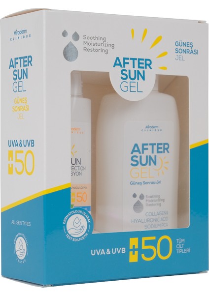 Mıraderm Aftersun Gel+Losyn 50+