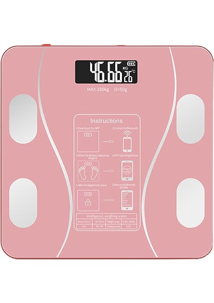 Akıllı Bluetooth Home Electronic Body Fat Scale App (Yurt Dışından)