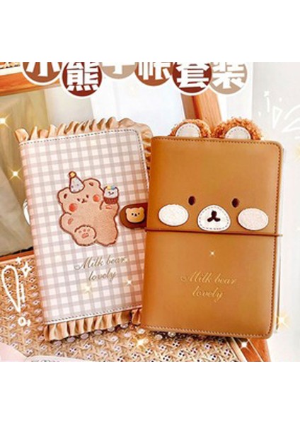 1 Takım No2 Türük Yeni Varış Süper Sevimli Rabbitbear Binder Günlük Defteri Bullet Günlüğü Gündem Planlayıcısı Hediye Seti Kawaii Okul Kırtasiye (Yurt Dışından) fiyatları