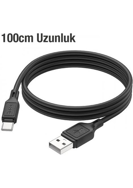 Hc Seri Super Şarj Silikon Kopmaz 1mt USB To Type-C Şarj Kablosu Huawei Samsung Şarj Kablosu