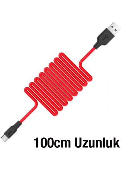 Hc Seri Super Şarj 1mt 3A USB To Type-C Şarj Kablo ve Veri Aktarım Kablosu Type-C Ultra Hızlı Data ve Şarj Kablosu