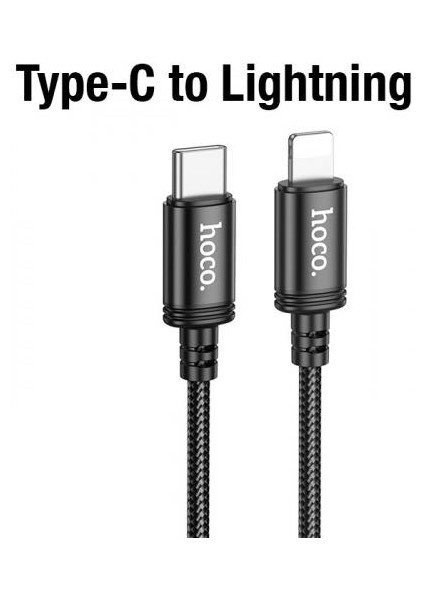 Hc Seri 1mt 20W Type-C To Lightning Şarj Kablosu Veri Kablosu Hızlı Şarj ve Data Kablosu Kopmaz