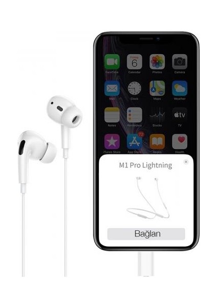 Hc Seri Profesyonel 1.2m Kulakiçi Kablolu iPhone Kulaklık iPhone 11 12 13 14 Pro Max Kulaklık