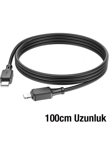 Hc Seri 1mt Turbo Şarj 27W Type-C To iPhone Şarj Kablosu iPhone 11 12 13 14 Pro Max Şarj Data Kablosu