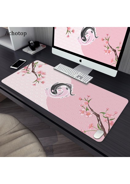 Balık WA00272 (1) 300X700X2MM Büyük Tai Chi Balık Mousepad Gamer Xxl Oyun Mouse Pad Kauçuk Su Geçirmez Büyük Dizüstü Dizüstü Bilgisayar Masası Mat Oyun Nötr Fare Mat (Yurt Dışından)