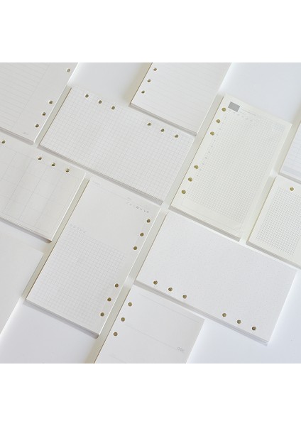 Aylık A6 A5 A6 A7 Woodfree Baskı Kağıdı Planlayıcısı Filofax Yaratıcı Ofis Dizüstü Bilgisayarı Için Iç Sayfalar Spiral Dolgu Kağıtları Bağlayıcı Iç Sayfa (Yurt Dışından)