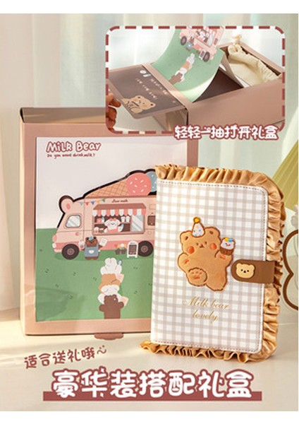 1 Takım No1 Türük Yeni Varış Süper Sevimli Rabbitbear Binder Günlük Defteri Bullet Günlüğü Gündem Planlayıcısı Hediye Seti Kawaii Okul Kırtasiye (Yurt Dışından) indirimleri