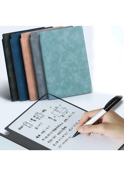 10 Adet Silinebilir Kumaş A5 Beyaz Tahta Dizüstü Deri Not Ücretsiz Beyaz Tahta Kalem Silme Bezi Yeniden Kullanılabilir Haftalık Planlayıcı Taşınabilir Şık Ofis Rocketbook (Yurt Dışından)