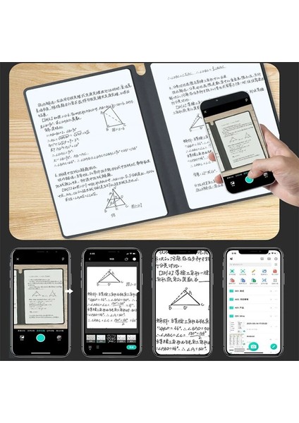 10 Adet Silinebilir Kumaş A5 Beyaz Tahta Dizüstü Deri Not Ücretsiz Beyaz Tahta Kalem Silme Bezi Yeniden Kullanılabilir Haftalık Planlayıcı Taşınabilir Şık Ofis Rocketbook (Yurt Dışından)