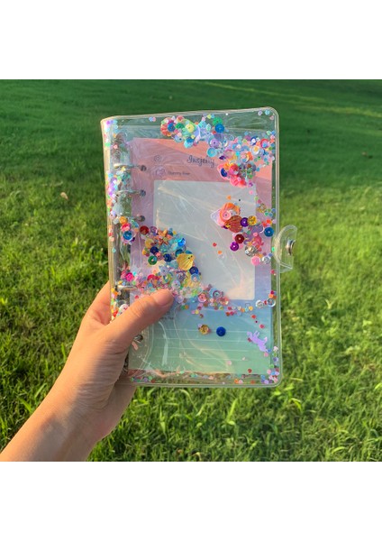 A5 1 Izgara 10 Adet Çanta A5 A5 A6 Glitter Pul Bağlayıcı Fotocard Kitap Toplama Gevşek Yaprak Bağlayıcı Defter Kapağı Öğrenci Kırtasiye Planlayıcısı Kpop Albümü (Yurt Dışından) modelleri