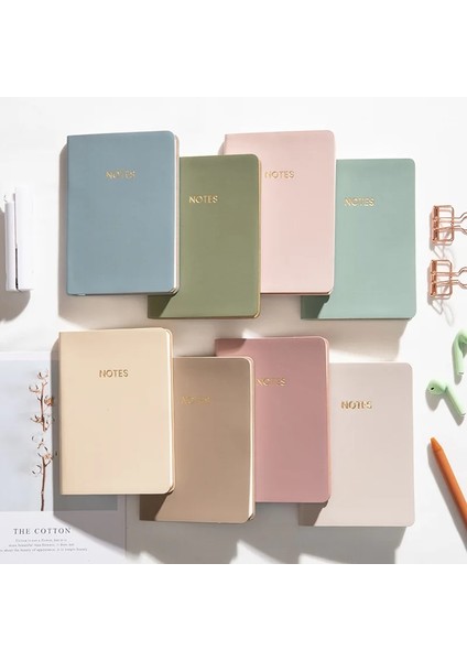 Gök Mavisi A6 Kare Basit Küçük A6 Mini Cep Defter Astarlı / Düz / Kare Günlük (Yurt Dışından) fiyatları