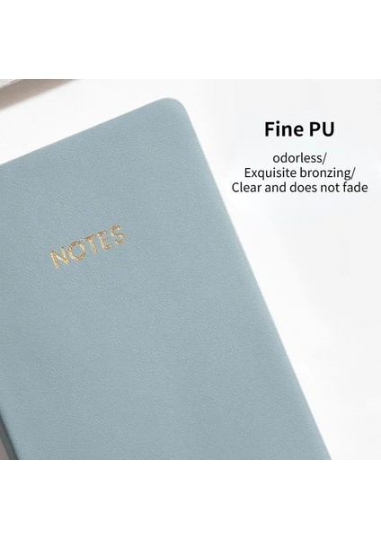 Gök Mavisi A6 Kare Basit Küçük A6 Mini Cep Defter Astarlı / Düz / Kare Günlük (Yurt Dışından) fırsatları