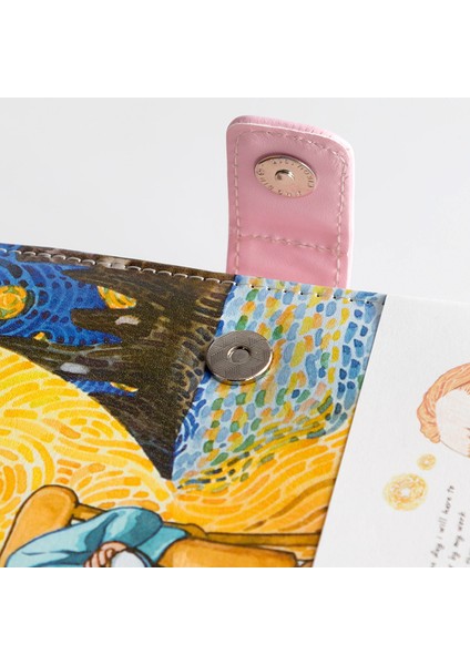 B Diğer Gündem Gogh Illüstrasyon Sevimli Defter 208 Günlük Günlük Bay Öğrenci Van Rengi Kişiselleştirilmiş Planlayıcı Sayfası Not Defteri Sayfası (Yurt Dışından) fırsatları