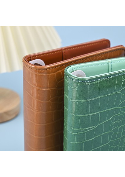 Kahverengi A7 A5 A6 A7 Timsah Rengi 6 Telli Pu Klipsli Defter Deri Gevşek Yaprak Defter Kapağı Defterler Dergisi Kırtasiye (Yurt Dışından)