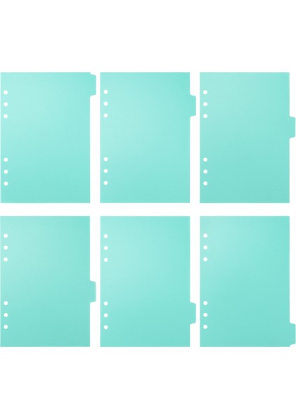 Gül Altın Etiket 6 Adet A6 A5 Pvc Şeffaf Defter Spiral Bağlayıcı Dizin Ayırıcı Sayfa Bölücüler Günlüğü Kitap Etiket Kırtasiye (Yurt Dışından) fiyatları