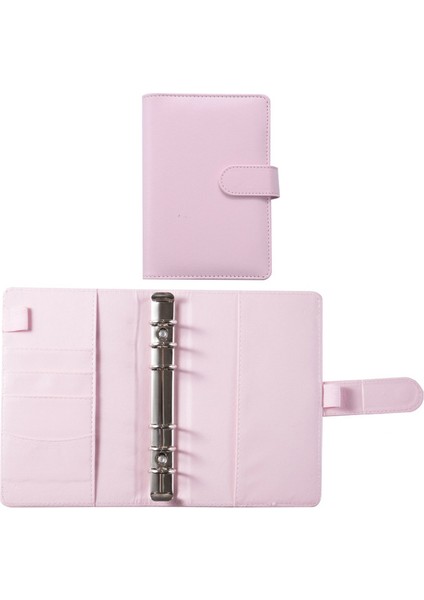 Pembe Kapak A6 A6 Bağlayıcı Bütçe 6 Delikli Bağlayıcı Cepler Plastik Bağlayıcı Fermuar Planlayıcısı Defter Kapakları Klasör A6 Boyutu Para Tasarruf Zarfı (Yurt Dışından)
