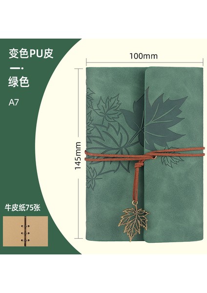 Açık Mavi A7 100X145MM A7 Gezginler Vintage Dizüstü Pu Deri Boş Kraft Günlüğü Not Defteri Dergisi Sketchbook Kırtasiye Okul Ofis Malzemeleri (Yurt Dışından) indirimleri