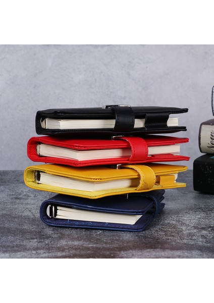 Mavi A6 A6 A7 6 Halka Bağlayıcı Pu Klipsli Defter Deri Gevşek Yaprak Defter Kapağı Gündem Planlayıcısı Organizatör Okul Ofis Kırtasiye (Yurt Dışından) indirimleri