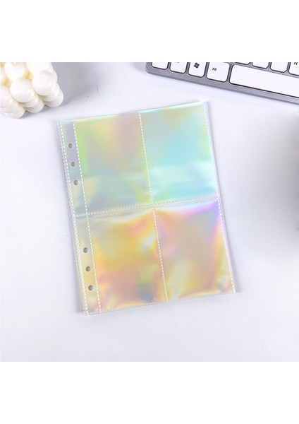 Lazer Çantası 4-10 Adet A5 Ciltli Defter Jounral Kapak Ins Bandaj Fotocardlar Çıkartmalar Kitap Fotoğraf Kartları Toplama Fazlı Ince Depolama Etiket Organizatör (Yurt Dışından)