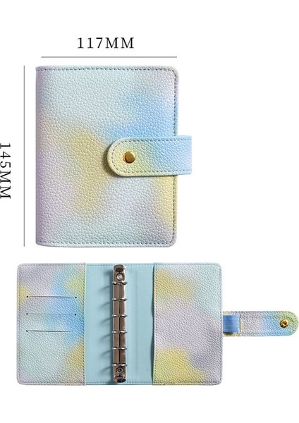A7 Bağlayıcı Muhafazası C A7 Pu Deri Bağlayıcı Fermuar Para Tasarruf Zarfı A7 Flip Bütçe Planlayıcısı Defter Kapağı Klasör Gündem Kırtasiye Malzemeleri Organizatör (Yurt Dışından)