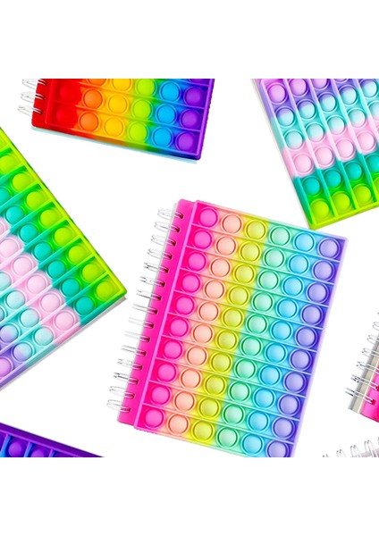 A5 Notebook-5 Yeni Kawaii Parmak Ucu Oyuncaklar Taşınabilir Pop Dizüstü Bilgisayarı Çocuk Defterleri Okul Ofis Eğitim Malzemeleri Hediyeler Gündem 2022 (Yurt Dışından)
