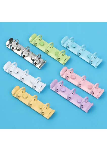 Sarı Dıy 3 Delik Bağlayıcı Klip Renkli Metal Spiral Halkalar Dizüstü Bağlama Çemberler Dosya Klasörü Doldurulabilir Ofis Malzemeleri Kırtasiye (Yurt Dışından) modelleri