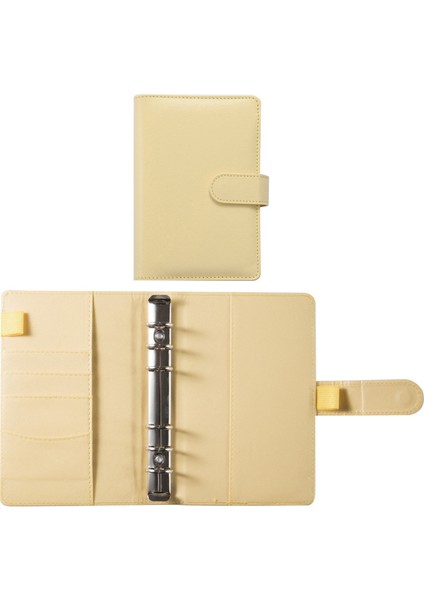 Sarı Kapak A6 A6 Bağlayıcı Bütçe 6 Delikli Bağlayıcı Cepler Plastik Bağlayıcı Fermuar Planlayıcısı Defter Kapakları Klasör A6 Boyutu Para Tasarruf Zarfı (Yurt Dışından)