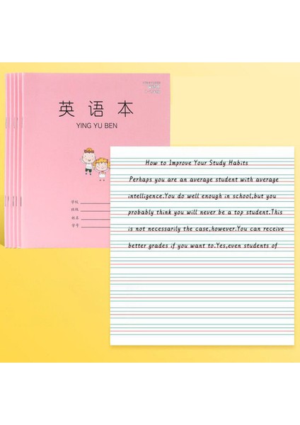 10 Kitap G Kalınlaştırın 30 Tianzi Izgara Anaokulu Öğrencileri Için Ödev Defterleri Ingilizce Pinyin Uygulama Kaligrafi Izgaralı Defter Livros Art (Yurt Dışından)