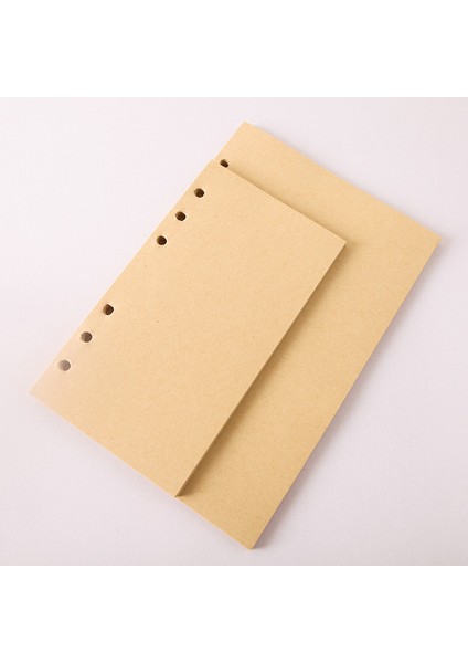 Zanaat Boş A5 2023 45 Sayfalık Kawaii A5 A6 Gevşek Yaprak Defter Dolum Spiral Bağlayıcı Dizin Kağıdı Iç Sayfalar Günlük Planlayıcı Çizgi Izgara Boş Gündem (Yurt Dışından)